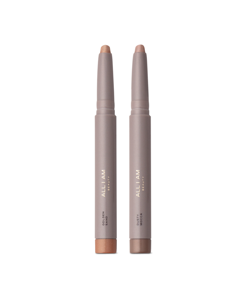 Duo - Eyeshadow Stick: Golden Sand & Dusty Mocca