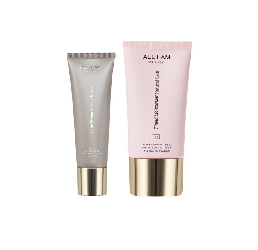 Duo - Glow Primer 01 och Tinted Moisturizer 02